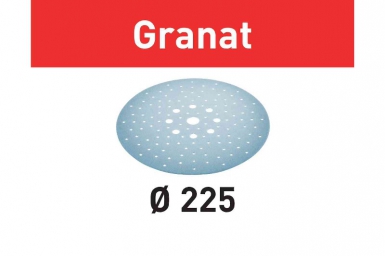 Granat Abrasive Disc D225/128 P120 gr/25 - lote de 25 peças. Simplifique seus projetos de construção com Angola-Materiais.shop. Temos tudo o que você precisa, entregue na sua porta.