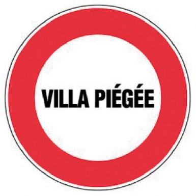 Discos "Villa presos" letras vermelhas de fundo branco/vermelho, Ø 300 mm. Construindo sonhos com os melhores materiais. Angola-Materiais.shop.