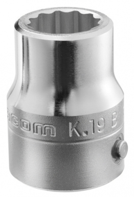 Soquete "caminhão" - 3/4 "quadrado - perfil de OGV polido em cromo - h: 66,9 mm - 40 mm. Construa com confiança: Angola-Materiais.shop, seu parceiro em materiais de construção de ponta.