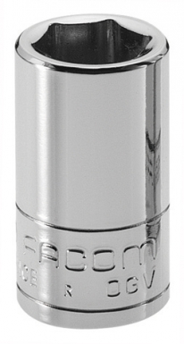 Soquetes de "rádio" - 1/4 "quadrado - perfil OGV polido Chrome - H: 22 mm - 6 lados r 11 mm. O parceiro definitivo para sua construção. Angola-Materiais.shop.