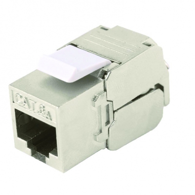 Keystone RJ45 CAT 6A FTP AUToden e bloqueio: Clip. Qualidade que você pode ver, confiança que você sente. Angola-Materiais.shop.