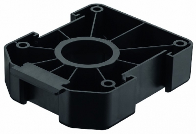 Base, para Häfele Axilotm 78 Sistema de pedestal para parafuso - preto. Soluções inteligentes para construtores inteligentes. Angola-Materiais.shop.