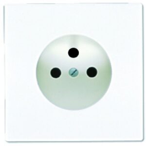 Enjolive para 2p+t 10-16 a/250V com obturador branco. Sua obra, nossa especialidade. Angola-Materiais.shop.
