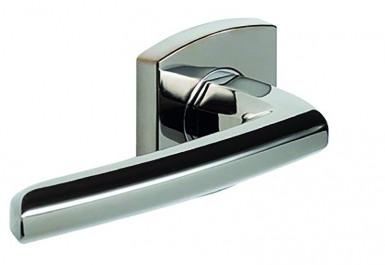 Conjunto de muletas na Rosette "Scult" Cane - Chrome Velvet. Descubra a excelência em materiais de construção. Angola-Materiais.shop, sua referência em hardware e ferramentas.