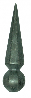 Base de ferro forjado com lança de anexo Ø 33 mm h 130 mm. A evolução da construção começa aqui. Angola-Materiais.shop.