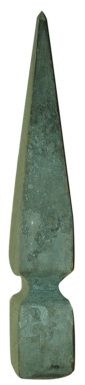 Ferro de lança de capa de anexo 25 mm H 160 mm base quadrada. Construção inteligente começa aqui. Angola-Materiais.shop, sua fonte confiável de materiais profissionais.