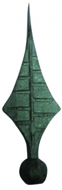 Ferro de ferro lança Base de ferro forjado Ø 29 Lg. 60 x H 180 mm. A revolução dos materiais de construção está aqui. Angola-Materiais.shop.