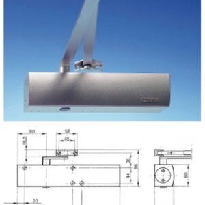 TS 4000 TS Porta sem rack sem braço ou porta DTE 1280 Maxi Silver. Descubra a excelência em materiais de construção. Angola-Materiais.shop, sua referência em hardware e ferramentas.