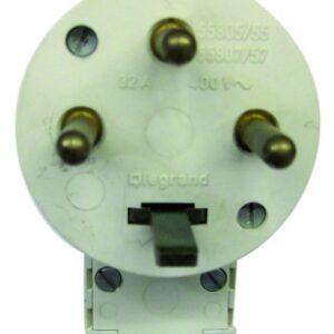3p+t 32a Arquivo plástico para cabo Ø 6 a 20 mm na saída lateral col. MARFIM. Sua obra, nossos materiais. Angola-Materiais.shop, parceiro da construção angolana.