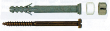 Fixações WC e Bidê - 6x85 mm - o par. Construa o futuro com os melhores materiais. Angola-Materiais.shop, sua loja de confiança.
