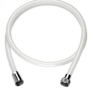 Flexível armado - 1 porca cônica / 1 noz - fios 15x21 - l 1,25 m branco. Entregas rápidas, produtos de primeira. Angola-Materiais.shop em todas as cidades de Angola.