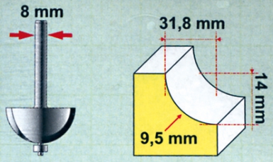 Morango da garganta com guia de tenon Ø 31,8 mm - carboneto - cauda Ø 8mm - comprimento. USAR. 14 mm. Compre materiais hidráulicos e elétricos duráveis na Angola-Materiais.shop. Estamos comprometidos com a excelência.