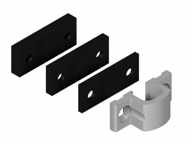 Alto ataque para subidas.  "Danaos" Alu. Com conjunto de 3 retenções de prata. Sua visão, nossos materiais. Juntos, construímos o futuro. Angola-Materiais.shop.