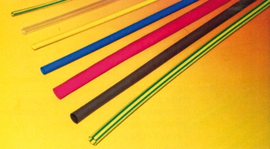 Bainha termorer. Com paredes finas Ø Antes de 9.5 / após 4.7 LG verde / amarelo. 1 m. Materiais de construção sob medida para cada projeto. Angola-Materiais.shop, sua solução personalizada.