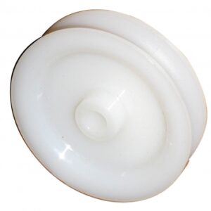 Rolo de nylon Ø 60 mm Redonda de garganta 10,5 mm Ø 7,5 Largura. 16,5 mm. Transformando ideias em realidade com materiais de primeira. Angola-Materiais.shop.