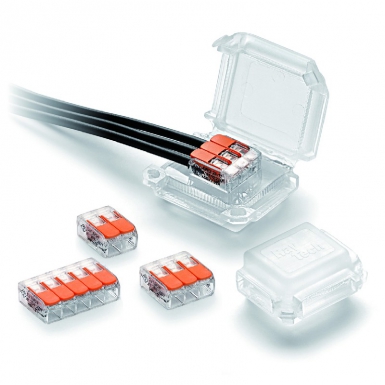 Revolução da conexão em gel Feliz junta 5 com terminal 5x1-4 mm Dim. 45x37x24 mm - bolha de 2 quartos. Qualidade que você pode ver, confiança que você sente. Angola-Materiais.shop.
