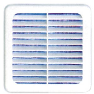 Grade aerat. Quadrado para prender a placa. Av branco. Moust. Ø Int. De 100 a 100 mm s = 28 cm2. Ferramentas profissionais para resultados excepcionais. Angola-Materiais.shop.