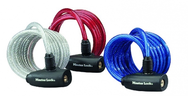 Kit 3 Cabos anti -theft de Kit 1m 80, Ø 8 mm 3 col. Vermelho, azul e transparente. Construa o futuro com os melhores materiais. Angola-Materiais.shop, sua loja de confiança.