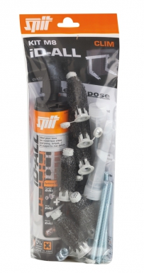Kit de ar condicionado de Id-All 8 Chev. + 1 carrinho. 300 ml + 2 bicos + 8 hastes. M8. Construa melhor, construa com Angola-Materiais.shop.