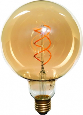 Lâmpadas decorativas. Globo LED LED G125 5 com 350 lm E27 2200 ° K - Ambrée. A evolução da construção começa aqui. Angola-Materiais.shop.