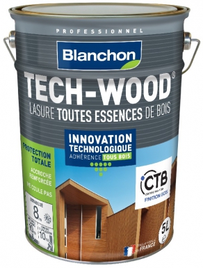 Tech -wood® Lasure - Rendimento indicativo: 10-14 m2/l/camada - incolor - cond. 5L. Entregas rápidas, produtos de primeira. Angola-Materiais.shop em todas as cidades de Angola.