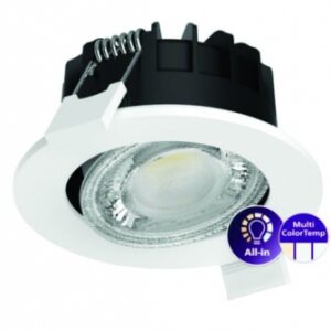 Accesso claro ledinário e sotaque claro All-In, Ajustável, 6 W, 550 lm, 2.700 K, 3000 K, 4000 K, gradação de corte de fase, transparente, IP20/65. Angola-Materiais.shop fornece materiais industriais e hardware premium. Confie em nós para todas as suas necessidades de construção.