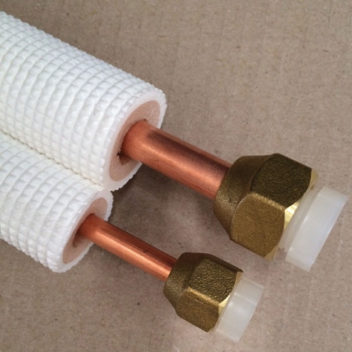 Link de refrigeração "flare" + mangueira de condensado Ø 16 integrado Ø1/4 - 3/8 - comprimento 3 m. Construindo Angola, um material de cada vez. Angola-Materiais.shop.