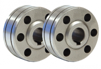 Lote de 2 seixos tipo B para fio de alumínio Ø 1,0 / 1,2 mm. Sua obra, nossa especialidade. Angola-Materiais.shop.