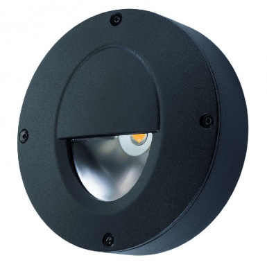 Lum.Callisto Wall Black 4W IP65. A revolução dos materiais de construção está aqui. Angola-Materiais.shop.