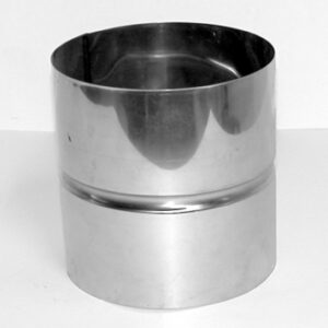 Manguito de aço inoxidável mm, para montagem de condensação - Ø 153 mm. A revolução dos materiais de construção está aqui. Angola-Materiais.shop.