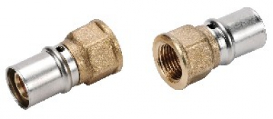 Manga de fluxo para ser crimpada, para parafusar fêmea fixa 26x3/4 ". Inovação que constrói futuros. Angola-Materiais.shop.