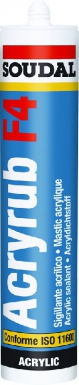Acryrub F4 Acrílico -mastic - branco - articulação interior e exterior - carrinho. 300 ml. Descubra os melhores materiais hidráulicos e elétricos na Angola-Materiais.shop. Fornecemos produtos confiáveis para todas as suas necessidades de construção.