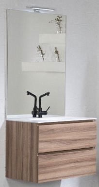 BAS BAXE BAS 60 cm (H 55 cm / P 45,9 cm) - 2 gavetas - Noyer. Soluções inteligentes para construtores inteligentes. Angola-Materiais.shop.