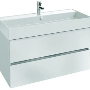 Móveis sob Tolbiac Vasque Plano 100 cm - 2 gavetas - Peso: 31,3 kg - Dimensões: 456 x 520 x 985 mm - cor branca de melamina. Máxima qualidade, mínimo esforço. Angola-Materiais.shop simplifica suas compras de materiais de construção.