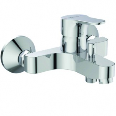 Misturador de banho de parede olyos - acabamento cromado. Materiais de construção de ponta, preços acessíveis. Bem-vindo à Angola-Materiais.shop.