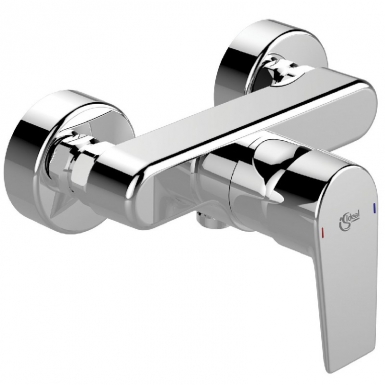Misturador de chuveiro de parede Tesi - Chrome. Materiais de construção que fazem a diferença. Angola-Materiais.shop, sua escolha inteligente.