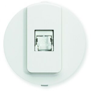 Optima AP-SO RJ45 6 FTP/Grau 2 RJ45 Grade, White RAL 9010. Angola-Materiais.shop: Tecnologia, qualidade e inovação em materiais de construção.
