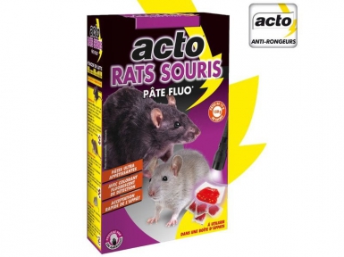 Anti -rats e pasta de isca de camundongo, fluorescente, Acto - 150 GR. Materiais de construção de ponta, preços acessíveis. Bem-vindo à Angola-Materiais.shop.