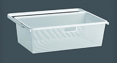 Cesto -tiroir filé 40 cm - lxpxh: 605x436x185 mm - branco. Sua construção, nossa missão. Angola-Materiais.shop entrega em todo o país.