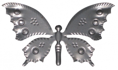 Borboleta de ferro forjado n ° 137/9 dimensões 110x65x0,5 mm. Materiais de construção de primeira linha, disponíveis agora na Angola-Materiais.shop. Entrega em todo o país.