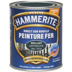 Tintura de Hammerite - Aplicação direta de ferrugem - secagem rápida - impermeável e anticorrosivo - 2,5 L - lacada brilhante - branca. Angola-Materiais.shop é o seu parceiro de confiança para materiais de construção e industriais. Desfrute de uma experiência de compra perfeita.
