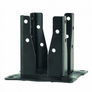 Ponto quadrado do jardim para o parafuso. 91x91 mm Platina 150x150 mm de altura. 130 mm - acabamento preto. Descubra a excelência em materiais de construção. Angola-Materiais.shop, sua referência em hardware e ferramentas.