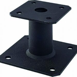 Pós -ppA100pb corrigido Dim. 100x100 mm de baixa platina 130x130 mm th. 4 mm - acabamento preto. Entregas rápidas, produtos de primeira. Angola-Materiais.shop em todas as cidades de Angola.