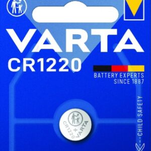 Botão da bateria de lítio CR1220 - 3V. Ø 12,5 mm th. 2 mm Blister X1. Descubra a excelência em materiais de construção. Angola-Materiais.shop, sua referência em hardware e ferramentas.