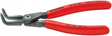 Alicate para circlips interiores Ø 40-100 - Cabeça polida - ramos feridos de PVC - Long. 215 mm. Compromisso com a qualidade, em cada material, em cada entrega. Angola-Materiais.shop.