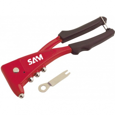 Alicates de rebite 359-3 - Capacidade de alumínio/aço/aço inoxidável/cobre Ø 5/5/4/4,8 mm - comprimento. 210 mm. Na Angola-Materiais.shop, trazemos-lhe ferramentas industriais e hardware premium. Compre connosco para soluções duráveis e eficientes.