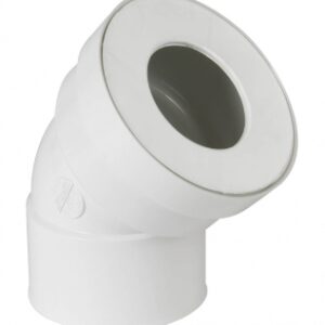 Curto tubo feminino 45 ° CANTRADA COM ELAST LIP SEAL. - Ø D 85/107 - Ø D 100. Construção inteligente começa aqui. Angola-Materiais.shop, sua fonte confiável de materiais profissionais.