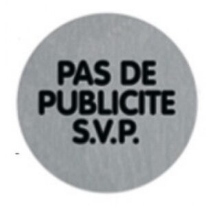 Adesivo de folheto de alumínio escovado Ø 75 mm sem publicidade, por favor (texto). A sua loja online para materiais elétricos e de construção é a Angola-Materiais.shop. Garantimos qualidade e acessibilidade.