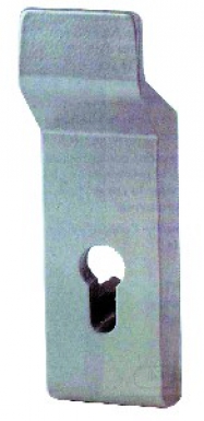 Alça fixa pc1e col. Cilindro de perfil do euro branco para o euro (não fornecido). Construa com inteligência, construa com Angola-Materiais.shop.