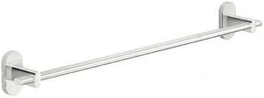 Suporte de toalha - Febo - 60 cm - Chrome. Angola-Materiais.shop: Onde profissionais da construção encontram as melhores ferramentas e materiais.